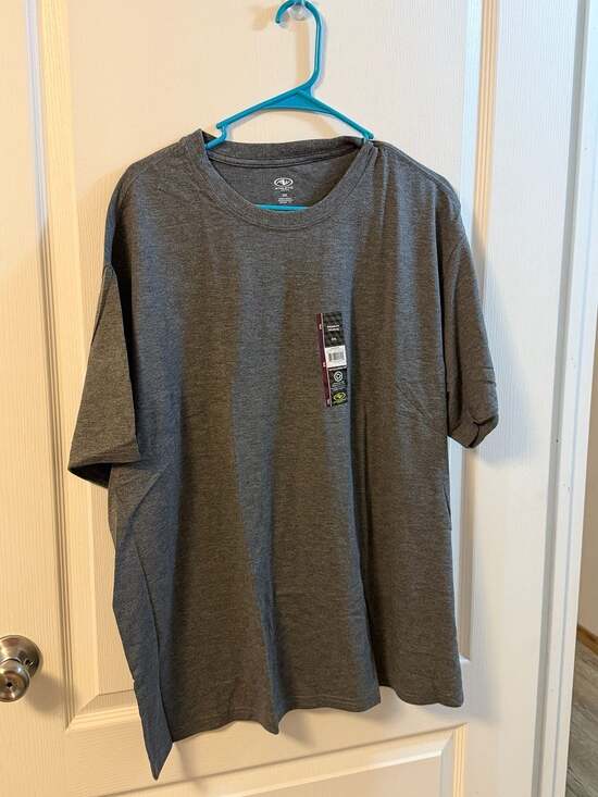 Athletic Works Other - 2 pack Athletic Works Moisture Wicking Crewneck Short Sleeve T-Shirt Gray 2XL